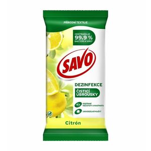 Savo Dezinfekční čisticí ubrousky Citron 30 ks obraz