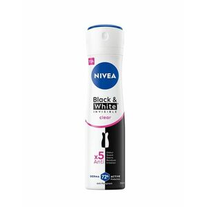 Nivea Black&White Invisible Clear antiperspirant sprej 150 ml obraz