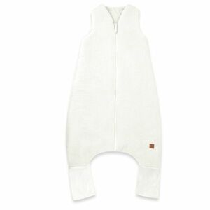 Baby Nellys Mušelínový spací vak se zahrnovacími nohavičkami - smetanový, vel. S obraz