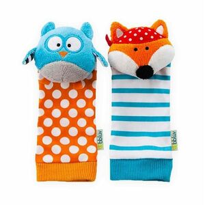 Bblüv Chrastící ponožky Düo Owl/Fox 1 pár obraz