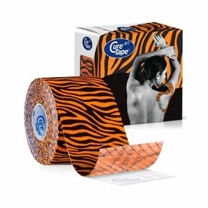 CureTape Art 5 cm x 5 m kineziologický tejp Tiger obraz