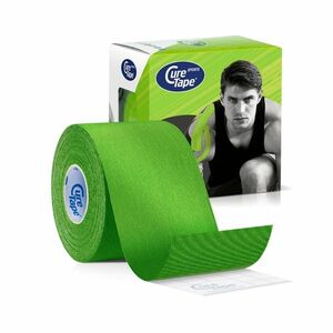 CureTape Sports 5 cm x 5 m kineziologický tejp zelený obraz