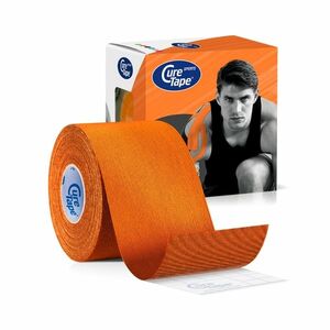 CureTape Sports 5 cm x 5 m kineziologický tejp oranžový obraz