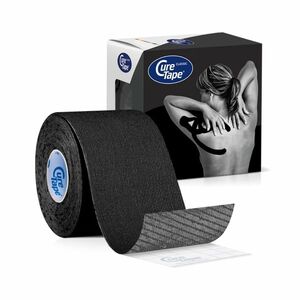 CureTape Classic 5 cm x 5 m kineziologický tejp černý obraz