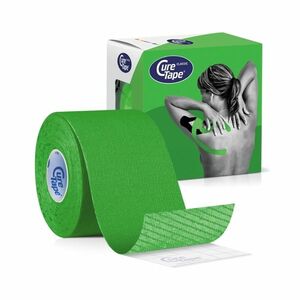 CureTape Classic 5 cm x 5 m kineziologický tejp zelený obraz