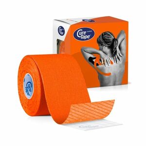 CureTape Classic 5 cm x 5 m kineziologický tejp oranžový obraz