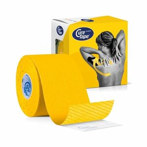CureTape Classic 5 cm x 5 m kineziologický tejp žlutý obraz