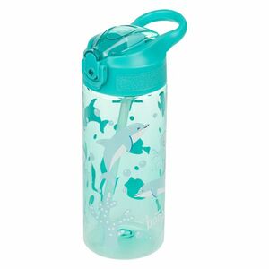 Baagl Tritanová láhev na pití s brčkem Delfín, 500 ml obraz