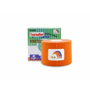 TEMTEX kinesio tape Tourmaline, oranžová tejpovací páska 5cm x 5m obraz