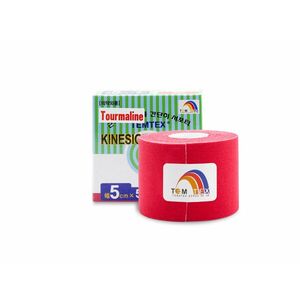 TEMTEX kinesio tape Tourmaline, červená tejpovací páska 5cm x 5m obraz