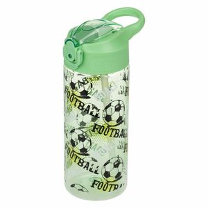 Baagl Tritanová láhev na pití s brčkem Fotbal, 500 ml obraz