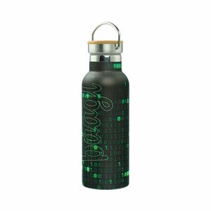 Baagl Termoláhev s bambusovým víčkem Numbers, 500 ml obraz