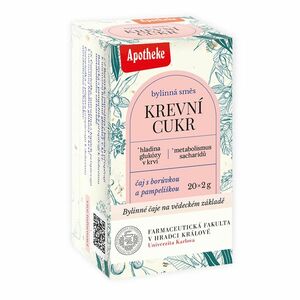 Apotheke Farmaceutická fakulta Krevní cukr porcovaný čaj 20x2 g obraz