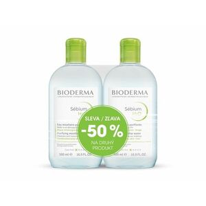 BIODERMA Sébium H2O micelární voda 500 ml 1+1 Festival obraz