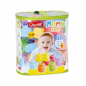 Quercetti Momy Soft Bag - měkké kostky v tašce se zipem obraz