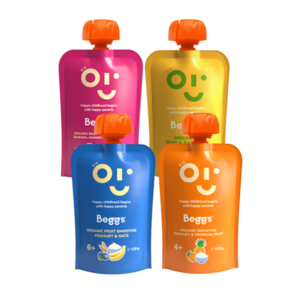 Beggs BIO Mix ovocných kapsiček 4x120 g obraz