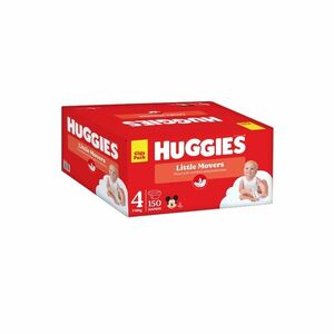 Huggies Little Movers 4 7–18 kg jednorázové plenky 150 ks box obraz