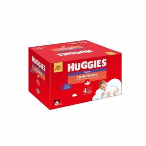 Huggies Little Movers Pants 4 9–14 kg jednorázové plenkové kalhotky 120 ks box obraz