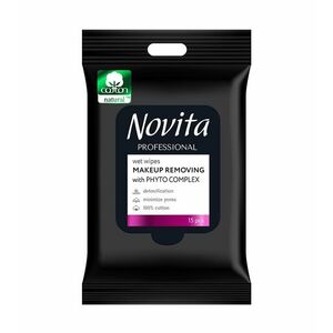 Novita Phyto Complex Vlhčené odličovací ubrousky 15 ks obraz