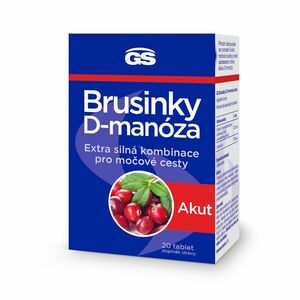 GS Brusinky & D-manóza Akut 20 tablet obraz