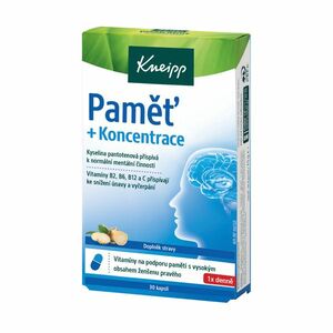 Kneipp Paměť + Koncentrace 30 tobolek obraz