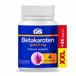 GS Betakaroten gold 6 mg XXL 135+25 kapslí obraz
