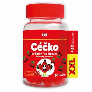 GS Céčko se šípky želatinky bez cukru XXL 50+30 ks obraz