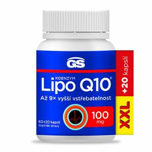 GS Koenzym Lipo Q10 100 mg XXL 60+20 kapslí obraz