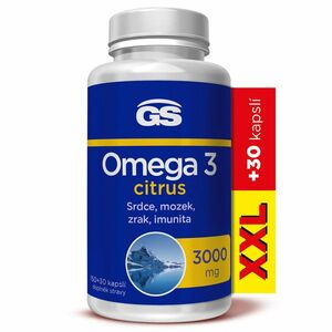 GS Omega 3 Citrus XXL 150+30 kapslí obraz