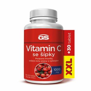 GS Vitamin C 1000 se šípky XXL 120+30 tablet obraz