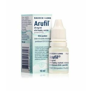 Arufil 20 mg/ml oční kapky 10 ml obraz