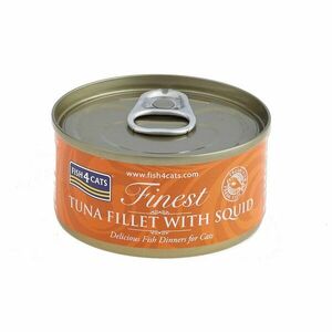 Fish4Cats Konzerva pro kočky Finest tuňák s olihní 70 g obraz