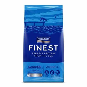 Fish4Dogs Granule velké pro dospělé psy Finest sardinka se sladkými bramborami 12kg, 1+ obraz