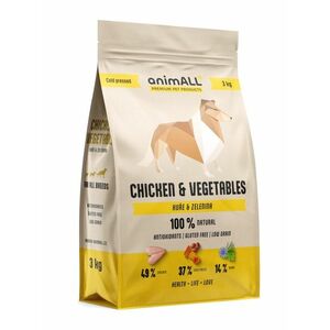 animALL Chicken&Vegetables granule pro psy 3 kg obraz
