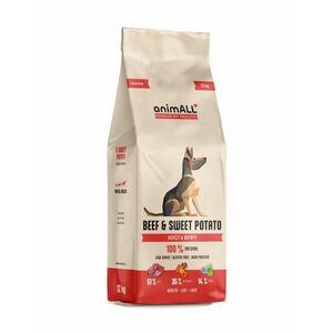 animALL Beef & Sweet Potato granule pro psy 12 kg obraz