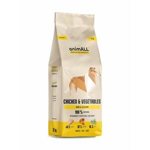 animALL Chicken&Vegetables granule pro psy 12 kg obraz