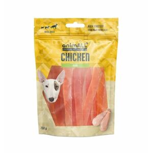 animALL Měkké kuřecí plátky pamlsky pro psy 250 g obraz