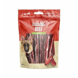 animALL Měkké proužky hovězího steaku pamlsky pro psy 250 g obraz