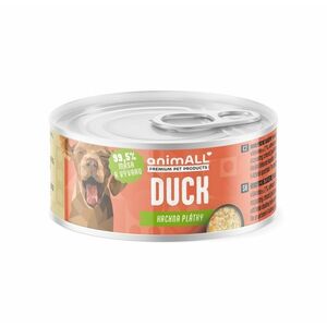 animALL Kachna plátky konzerva pro psy 80 g obraz
