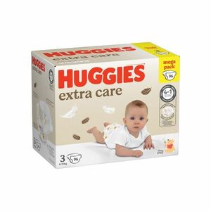 Huggies Extra Care 3 6–10 kg dětské pleny 96 ks box obraz