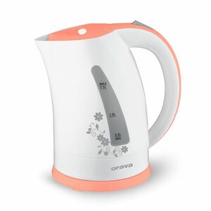 Orava Varná konvice 1, 7 l, bílo-oranžová obraz