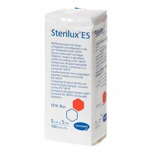 STERILUX ES Gázové kompresy nesterilní 5x5 cm 100 kusů obraz