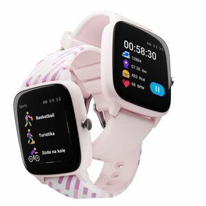 LAMAX BCool Pink chytré hodinky, použité obraz