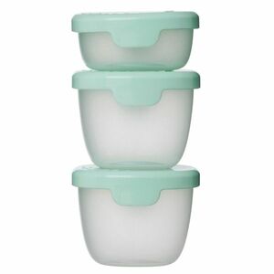 B.BOX Sada zelených krabiček snack tubs 3 kusy obraz