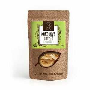NATU Kokosové chipsy pražené 70 g BIO obraz