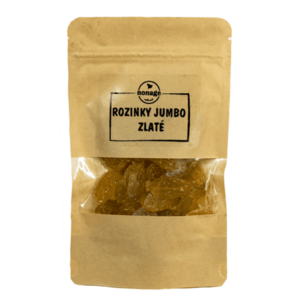 NONAGE Rozinky jumbo zlaté 750 g obraz