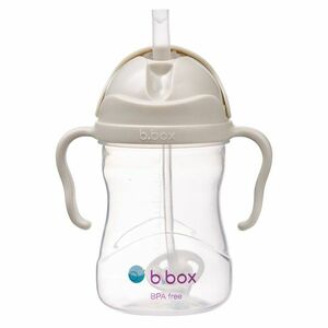 B.BOX Hrneček s brčkem béžový 240 ml obraz
