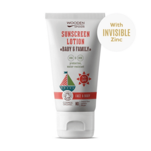 WOODENSPOON Opalovací tělové mléko Baby & Family SPF 50 150 ml obraz