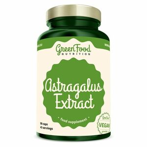 GREENFOOD NUTRITION Astragalus extract 90 kapslí obraz