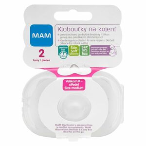 MAM Prsní kloboučky velikost M 2 kusy obraz